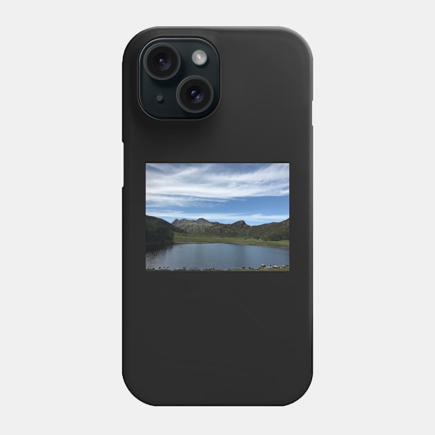 lake district langdale pikes blea tarn Phone Case by acolename1