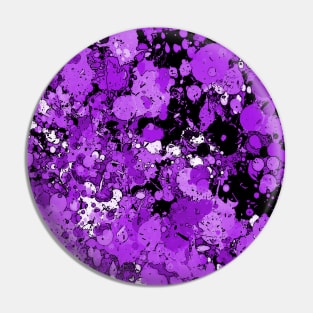 Paint Splatter Purple Pin