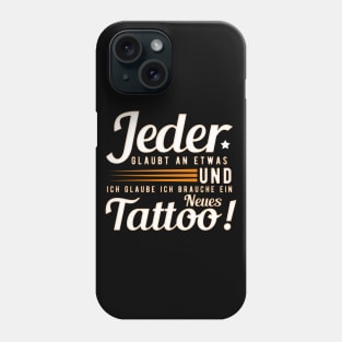 Tattoo Saying In German Word - v2 Phone Case