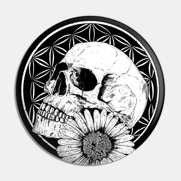 Macabre Goth Skull Macabre Goth Aesthetic Skull Pin Teepublic