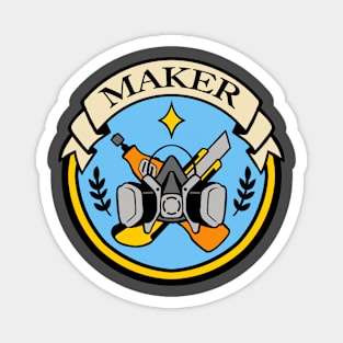 Maker Costumer Badge of Honor Magnet