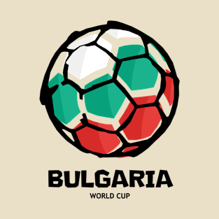 Bulgaria Football Country Flag T-Shirt