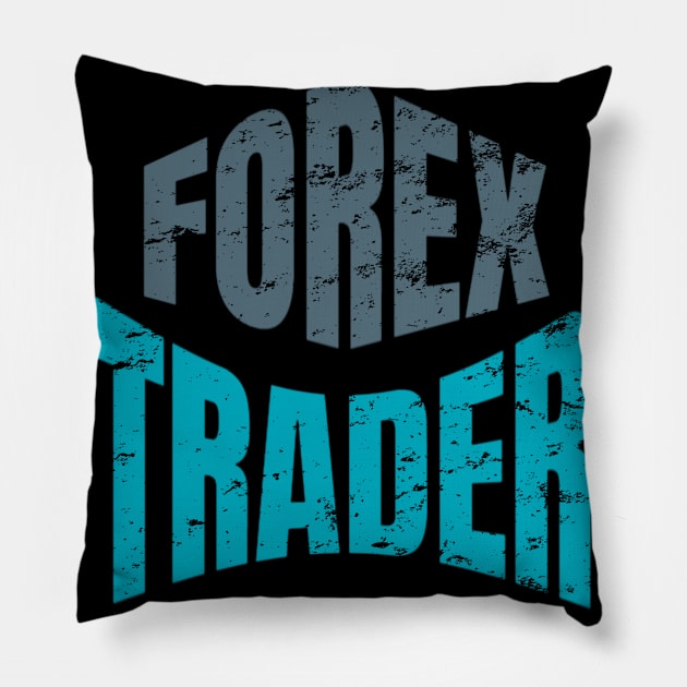 A fx forex foreign exchange trader design Pillow by Guntah