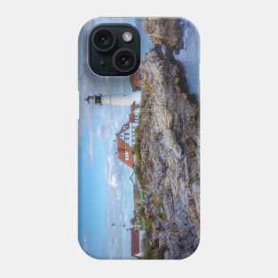 Portland Head Lighthouse Maine Rugged Landscape Phone Case