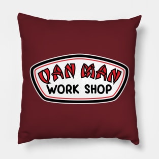 Van Man Work Shop Pillow