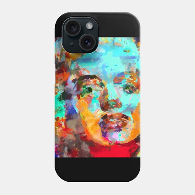 Marilyn Monroe Surreal Abstract Phone Case by Knowlageboss