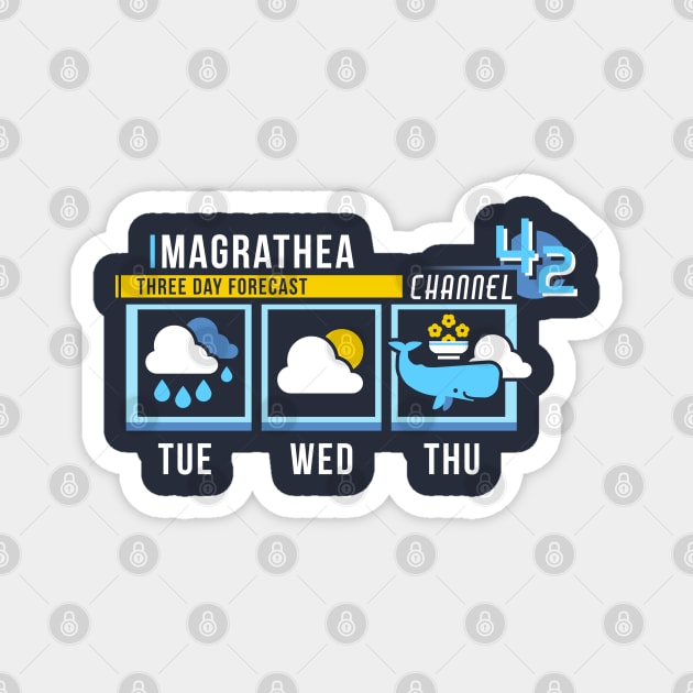 Magrathea Forecast Magnet by chocopants