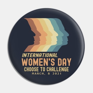 International Women's Day 2021 Choose To Challenge Pin