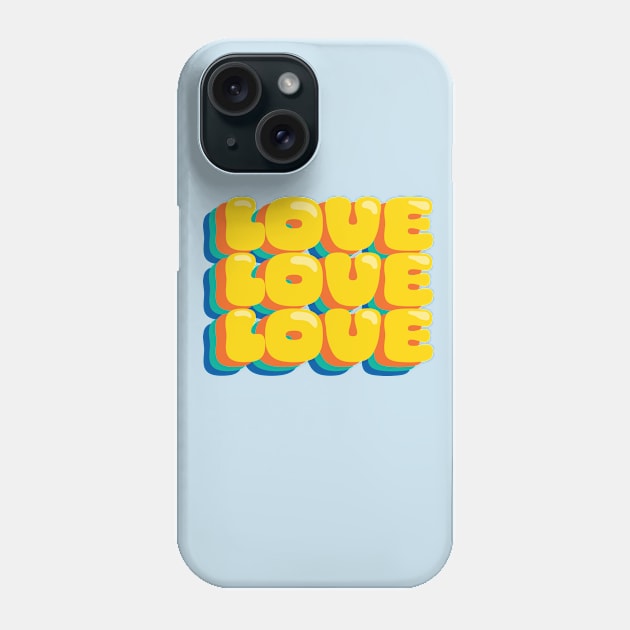 Lovex3 Phone Case by Alexandra Franzese