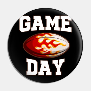 Game Day Football Pin