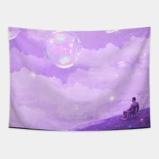 Magical Bubble Sky Tapestry