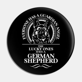 German Shepherd dog Guardian Angel dog saying Pin