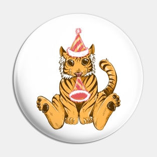 Birthday Tiger Pin