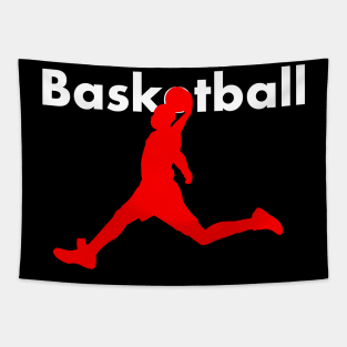 Basketball shirt in retro vintage style - gift for basketball player Tapestry