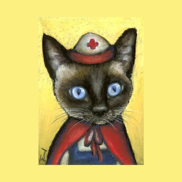 Nurse Cat by TanyaBondArt