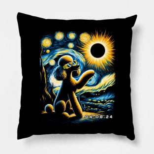 Poodle Eclipse Prowl: Stylish Tee Featuring Elegant Poodles and Eclipse Pillow