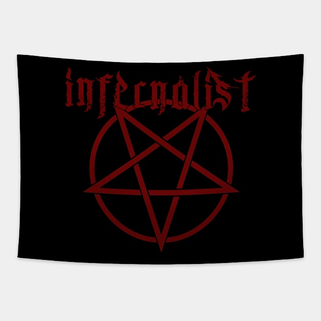 Hail the Infernal! Tapestry by highcouncil@gehennagaming.com