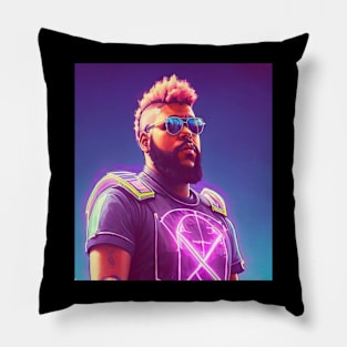 cyber ray Pillow