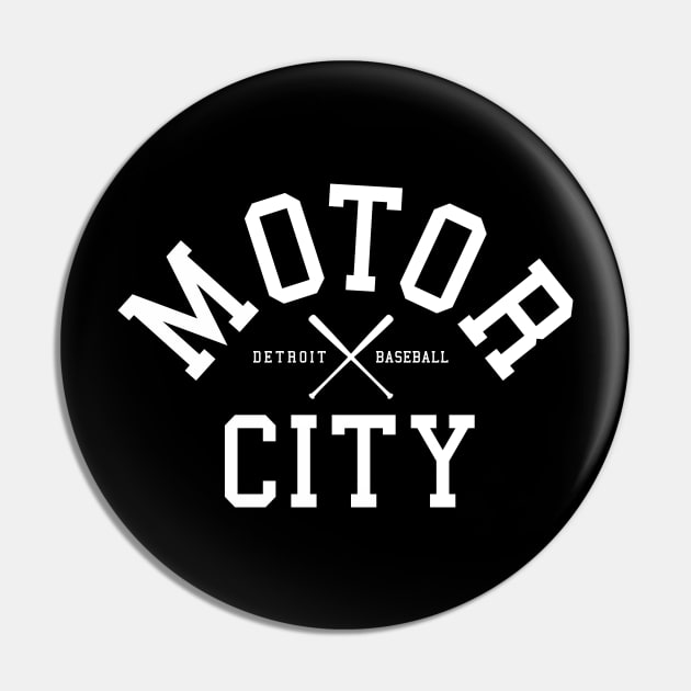 Detroit Baseball Pin by CC0hort