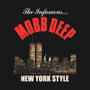 Mobb Deep 90s Hip Hop New York Skyline T-Shirt