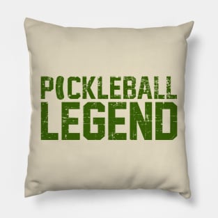 Pickleball Legend Dark green Pillow