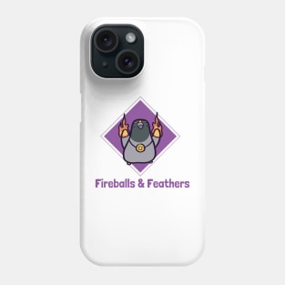 Fireballs & Feathers Sorcerer Pigeon Phone Case