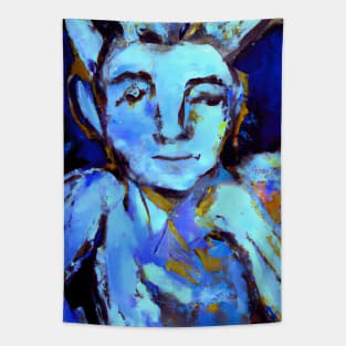 Blue Elf King Tapestry