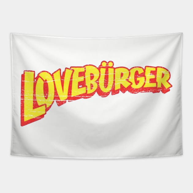 Loveburger Tapestry by RASRAP