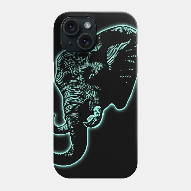 Elephant Light1 Phone Case by barmalisiRTB