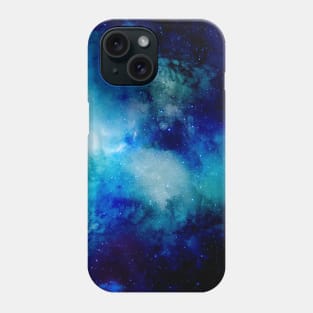 A Blue Galaxy Phone Case