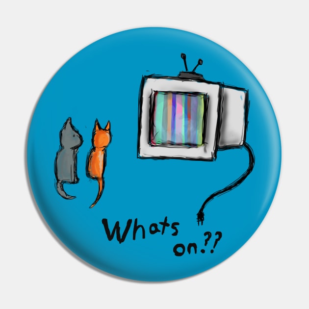 Cat Entertainment Pin by Aux_Design