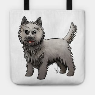 Dog - Cairn Terrier - Gray Tote