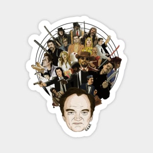 Quentin Tarantino Mash-up tribute Magnet