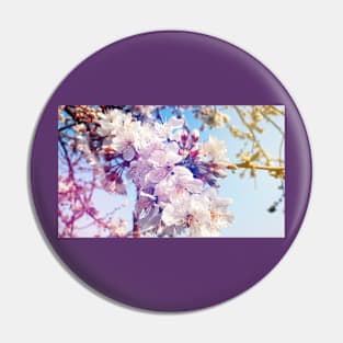 Cherry flowers Pin