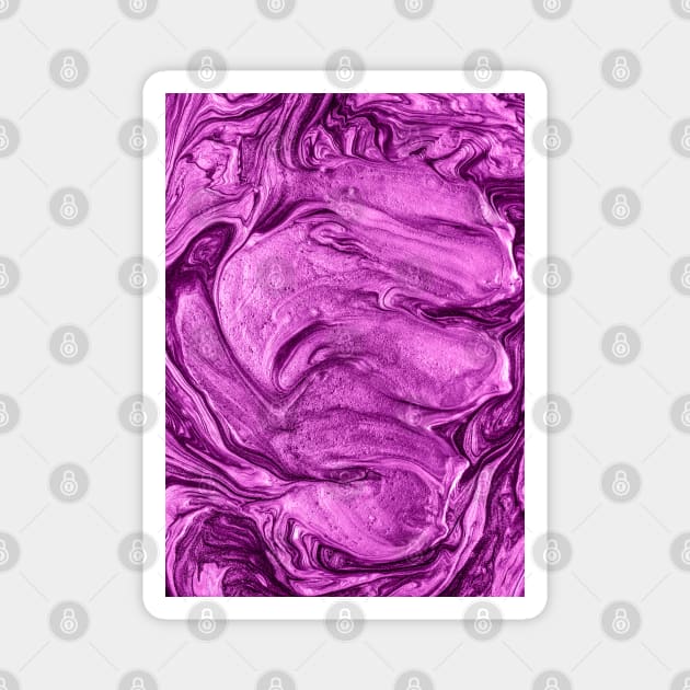 glamour 003 liquid violet colors Magnet by pASob