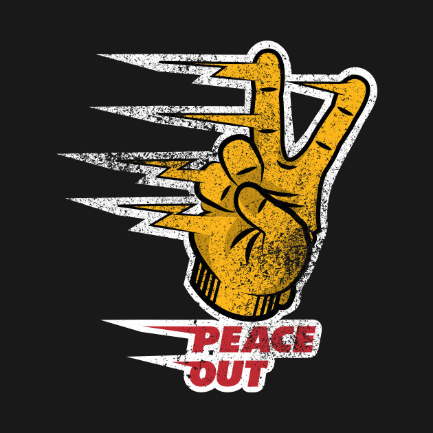 Disover Peace Out - Gold - Kansas City Chiefs - T-Shirt