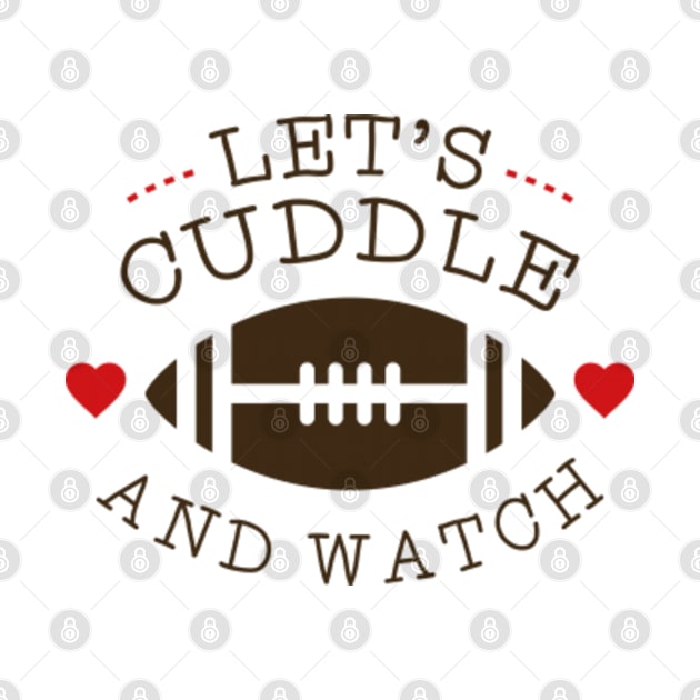 Cuddle And Football by VectorPlanet