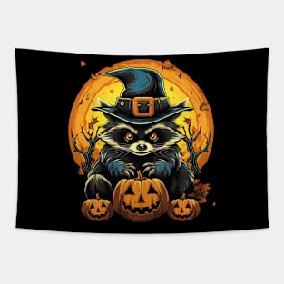 halloween raccoon Tapestry