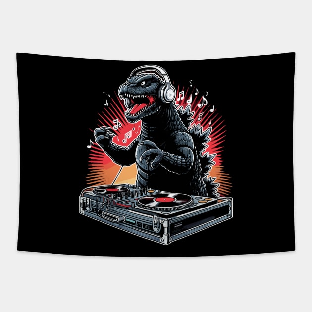 Godzilla Tapestry by Rizstor