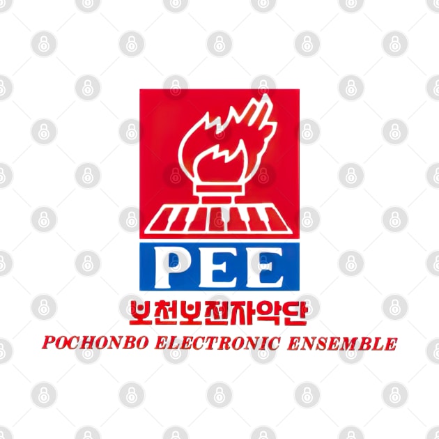 Pochonbo Electronic Ensemble Logo North Korean by walltowall