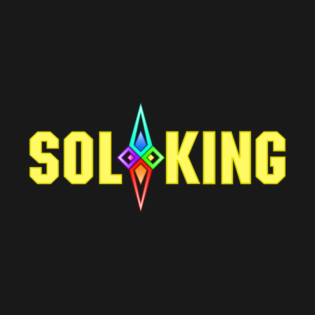 SOL KING LOGO - YELLOW TEXT by XanderTheDragon