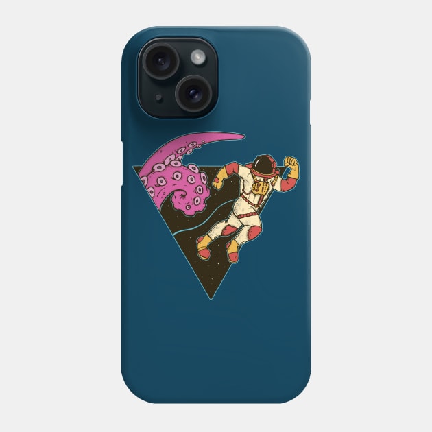 kraken and astronaut Phone Case by BYVIKTOR