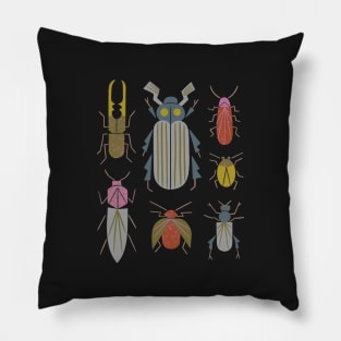 Beetle Specimens Pillow