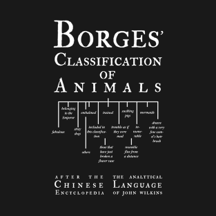 Jorge Luis Borges Inspired T-Shirt: Dive into the Analytical Language World! T-Shirt