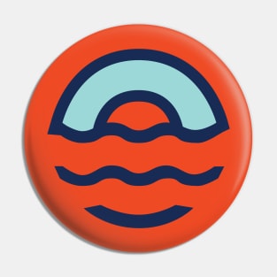 Oceanside California Logo v2 Pin