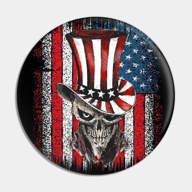 4th of July - Independence Day Pin by Scaryzz