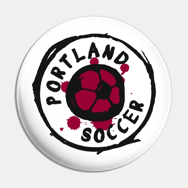 Portland Soccer 01 Pin by Very Simple Graph