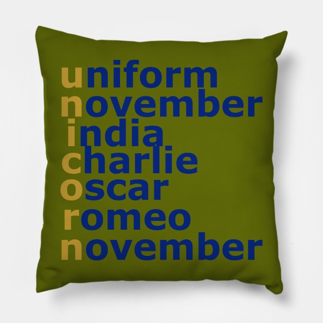 Code Word - Unicorn No 1 Pillow by Fun Funky Designs