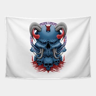 Morbid Skull 002 Tapestry