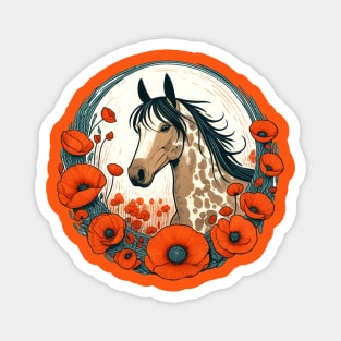 Appaloosa Horse Poppy Magnet